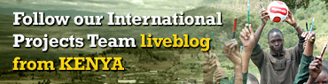 Follow our International Projects Team liveblog from KENYA.