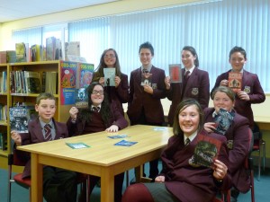 Drewett 2 Pupils who will read all twelve nominated books for the NI Drewett Book Award 2010