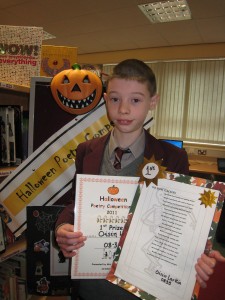 Oisin Larkin 08/35 Winner of the Halloween Poetry Competition