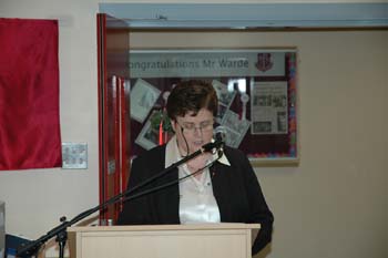 Mr Warde P Pictured above is Mrs Mallon, Vice Principal of St Paul's High School