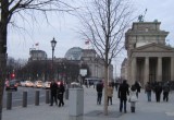 Heading for the Brandenburg Gate and Reichstag