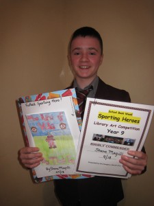 Shane Magill was Highly Commended for his Book Cover Design 
